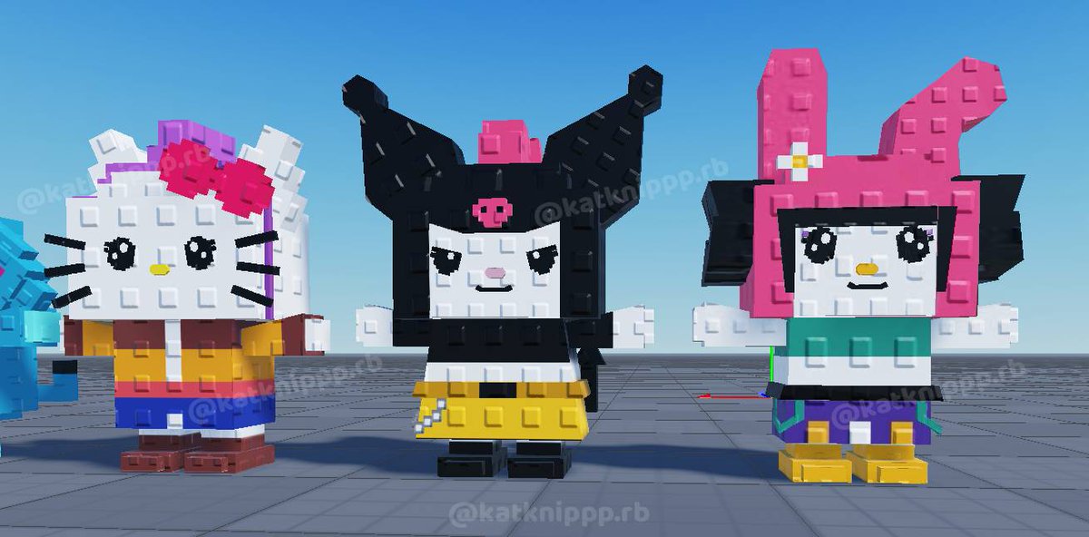 katknippp_rb's tweet photo. โ๏ธ๐ถ๏ธSanrio K POP Demon Hunter Stud Style CMS!
Thank you @AstraStud ๐ฉถ
#robloxstudio #3DModel #StudStyle #Sanrio #HelloKitty #Kuromi #MyMelody https://t.co/QIIsGSZmsn