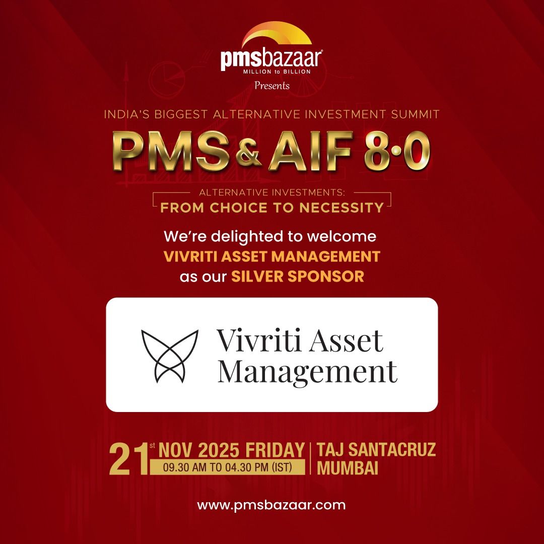Delighted to partner with <a href="/PmsBazaar/">pms bazaar</a> for 𝐏𝐌𝐒 &amp; 𝐀𝐈𝐅 𝟖.𝟎 taking place at 𝐓𝐚𝐣 𝐒𝐚𝐧𝐭𝐚𝐜𝐫𝐮𝐳, 𝐌𝐮𝐦𝐛𝐚𝐢 on 21st November. Witness industry leaders and experts discussing trends in the evolving AIF landscape.

#onwardsandupwards #assetmanagement #privatecredit