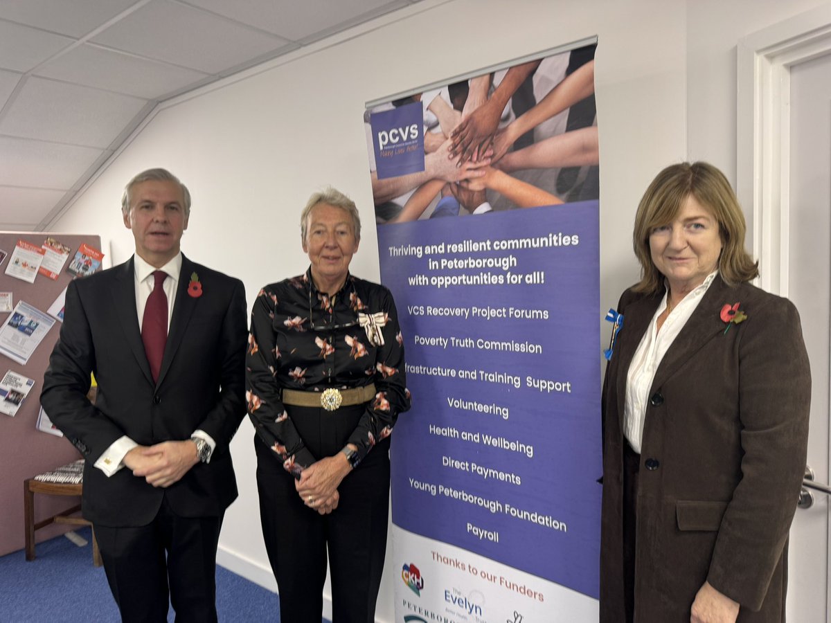 Lord_Lt_Cambs's tweet image. As always attending the @PeterboroughCVS AGM gives me a chance to thank those giving selflessly through voluntary service to Peterborough. Volunteering is the glue holding our communities together &amp;amp; PCVS  has been supporting them for 45 years nurturing partnership, innovation &amp;amp; a…