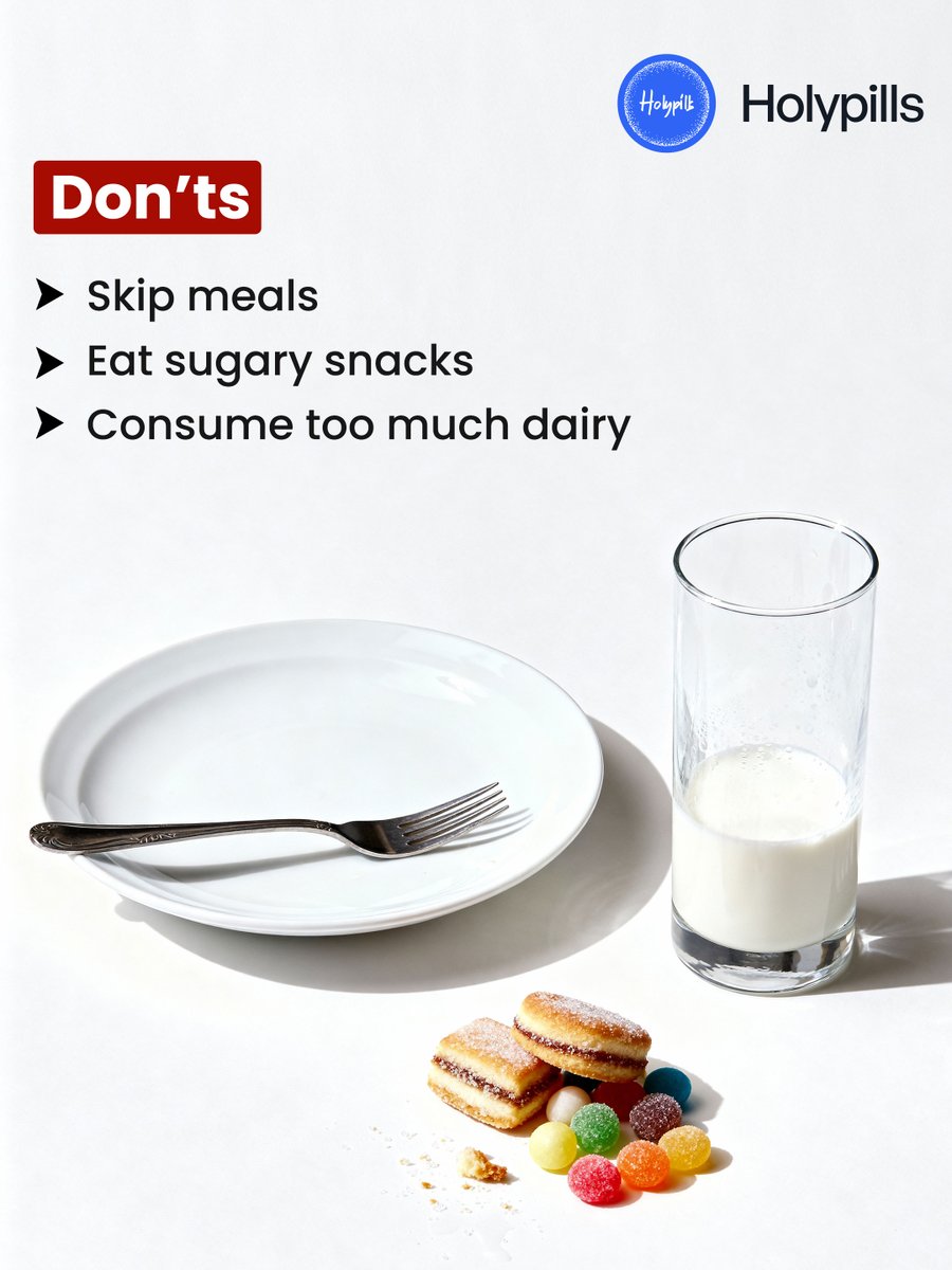 holypillscare's tweet image. Dealing with irregular periods or sudden weight changes? 💭
Small, consistent lifestyle changes can make a big difference in managing PCOS. 🌸
Check out this quick guide on what to ✅ do &amp;amp; 🚫 avoid!
Follow for more women’s health tips. ✨

#PCOSAwareness #PCOSDiet #PCOSSupport