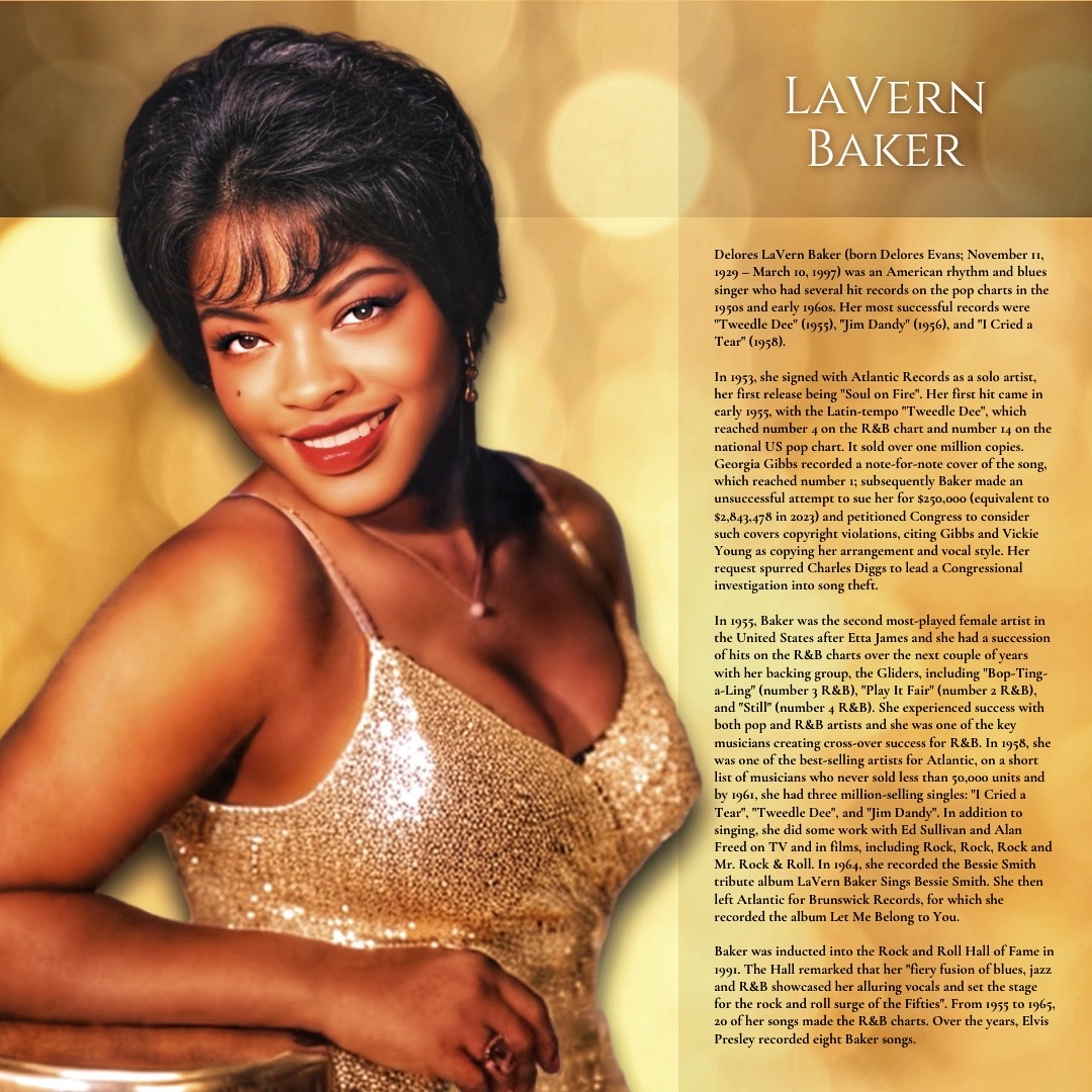 Remembering LaVern Baker.  
wikiwand.com/en/LaVern_Baker
