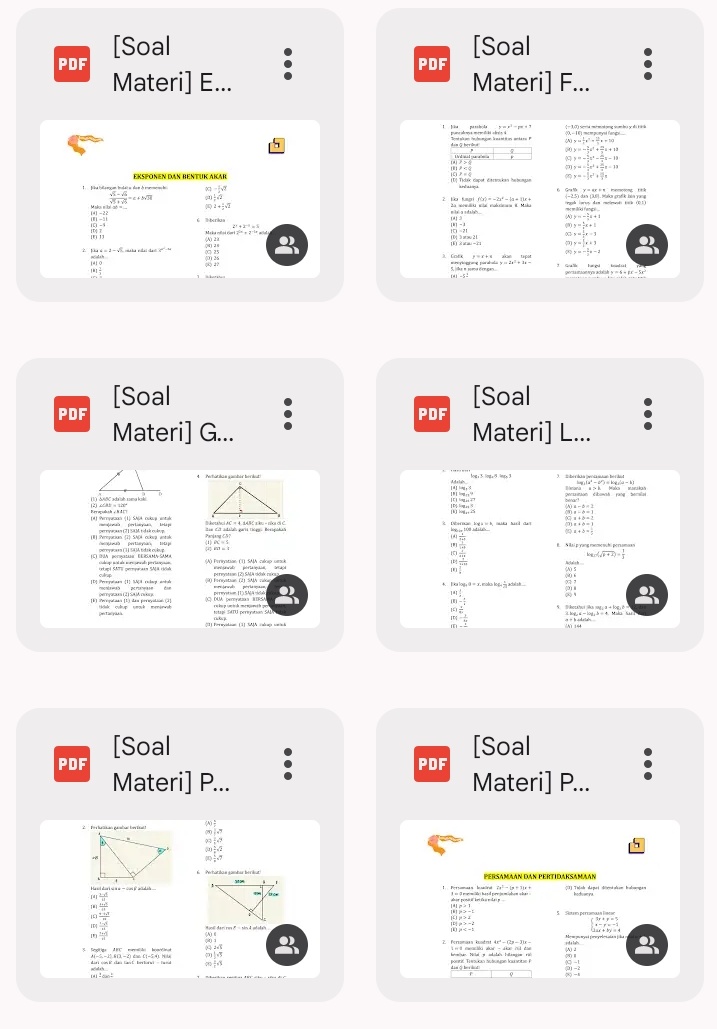 LATSOL PENALARAN KUANTITATIF
source : alternatifa project 

• Aljabar 
• Barisan &amp; Deret 
• Dimensi Tiga 
• Eksponen &amp; Bentuk Akar
• Fungsi 
• Garis &amp; Sudut 
• Logaritma 
• Perbandingan Dasar Trigonometri 
• Persamaan &amp; Pertidaksamaan 
• Statistika 

#AMBISVERSE #SNBT