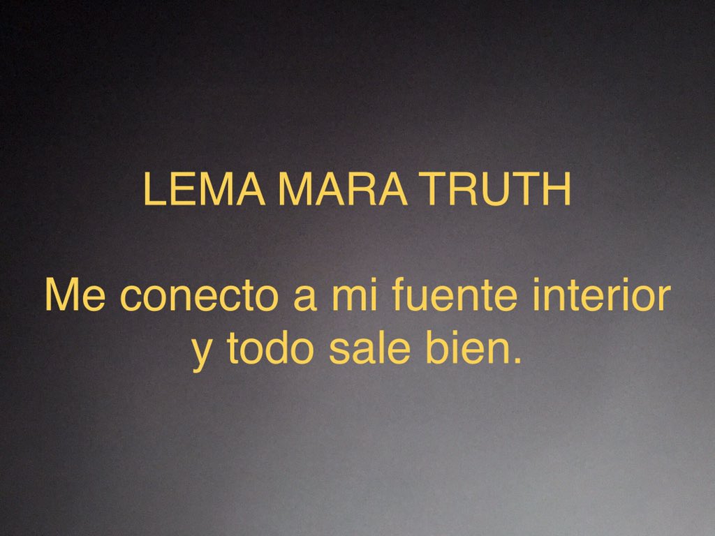 #Lemas #Espiritualidad #Autoconocimiento #FuenteInterior #CrecimientoPersonal #DesarrolloHumano #Buscadores #Buscadoras #Finders #Pasos #Camino #LaSenda #MaraTruth 🕸

LEMA MARA TRUTH 

Me conecto a mi fuente interior y todo sale bien.