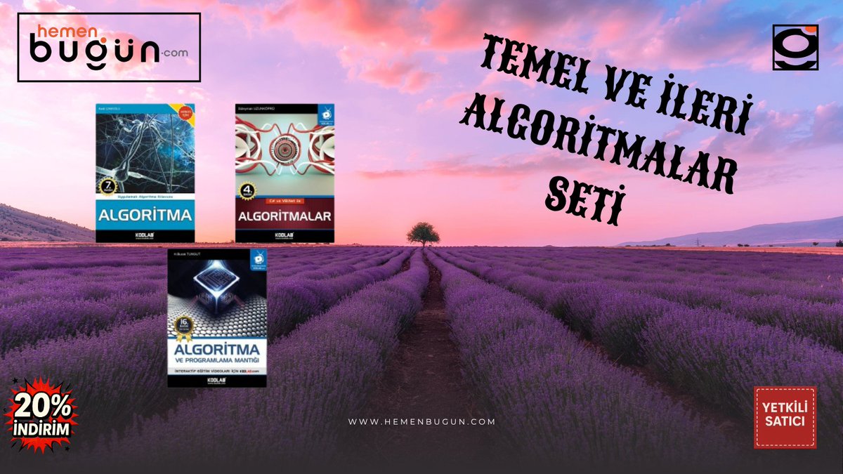 hemenbugun34's tweet image. “Algoritmaların temelinden ileri düzeyine kadar adım adım keşfetmeye hazır mısınız? 🔍 Bu set ile sıfırdan başlayıp gerçek dünya problemlerini çözen ileri algoritmalara geçeceksiniz. Verilerle güçlenin, kodla üretin.
#algoritma #programlama #yapayzekâ #kodlama #teknoloji #eğitim