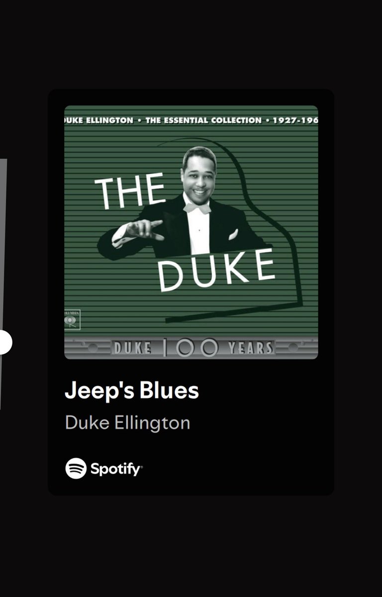 _m_o_n_c__'s tweet image. Wow con el inicio de esta canción 🔥🩵#jazz  #music #GoodNightX #dukeellington