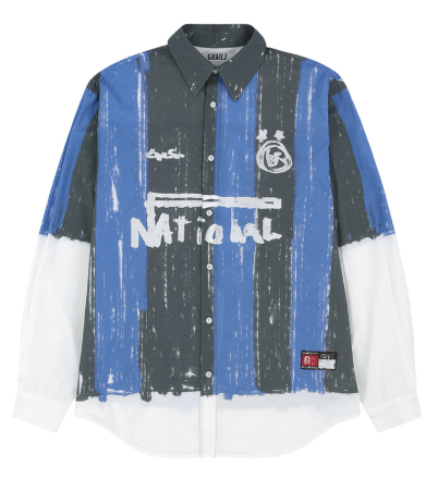 _itssue's tweet photo. ✨셀럽 : 키키 키야
브랜드 : 그레일즈 (GRAILZ)
제품명 : FOOTBALL ILLUSION SHIRT [BLUE]
가격 : 189,000원

https://t.co/Gylr31zb28

#KiiiKiii #키키 #KYA #키야 https://t.co/xHOOu8ONev