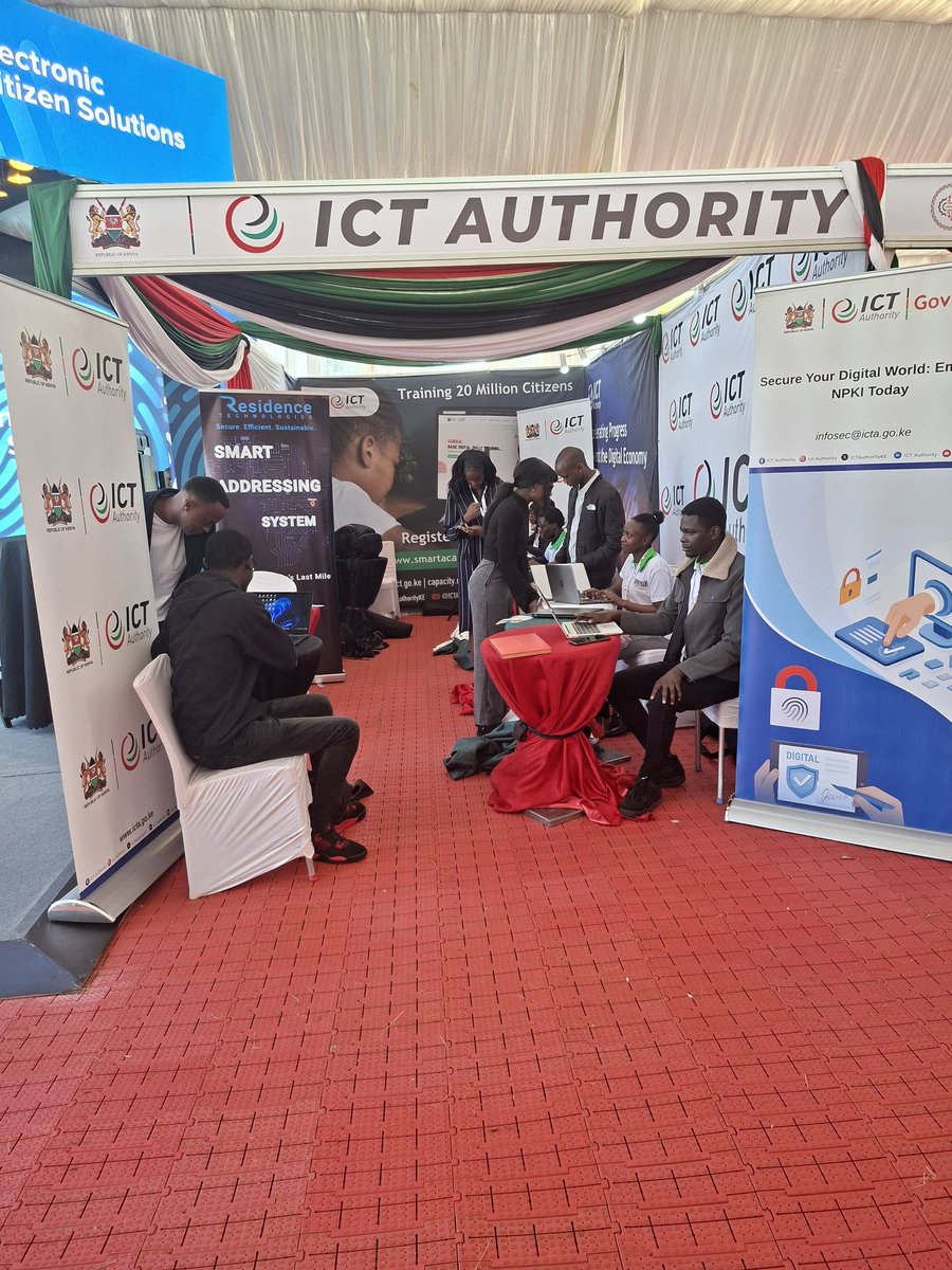 ICTAuthorityKE's tweet photo. Day 2 of the Software and AI Summit is here. 

 Head over to Moi University annex and meet the ICT Authority team at the venue. Let's connect and shape Africa's digital future! 

 #ICTAuthorityKE #SoftwareAISummit #MoiUniversity #DigitalTransformation" https://t.co/rC5UDO51KC