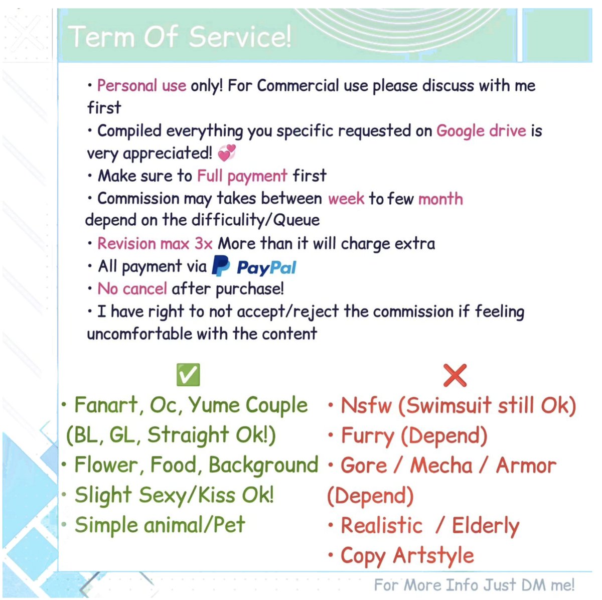 November Commission Open! 
feel free to also DM me for interested and see VGen for more example! 

vgen.co/Retse22

I love drawing Yumeship content and pretty artwork in general ✨💕🌱
As always like and share always appreciate! 🌱