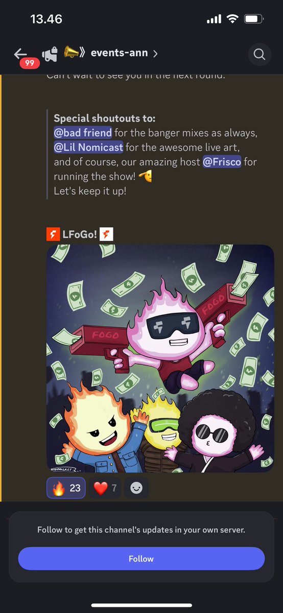 Happy to have done live art drawing <a href="/fogo/">Fogo</a> , especially during the poker event.
Thank you to everyone who showed up and shared the energy.
This was a meaningful experience for me. 🔥🎨

<a href="/lilfogees/">Lil Fogees</a> <a href="/fogo/">Fogo</a> <a href="/im_jowee/">Jowe.fogo</a>