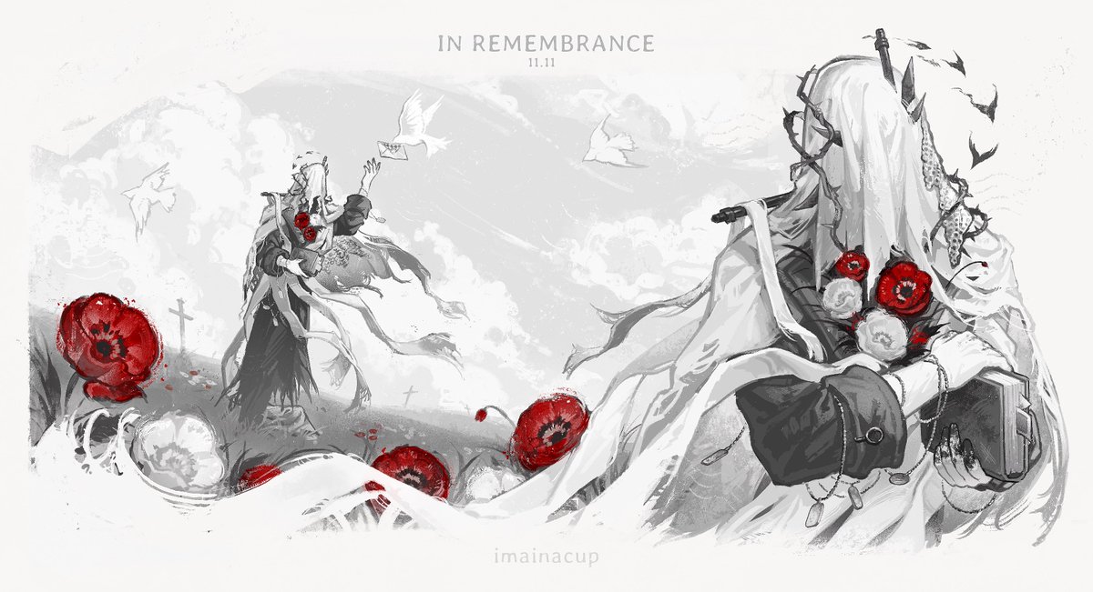 imainacup's tweet photo. Field of poppies 
#Charon #Reverse1999 https://t.co/UrQGdApt1f