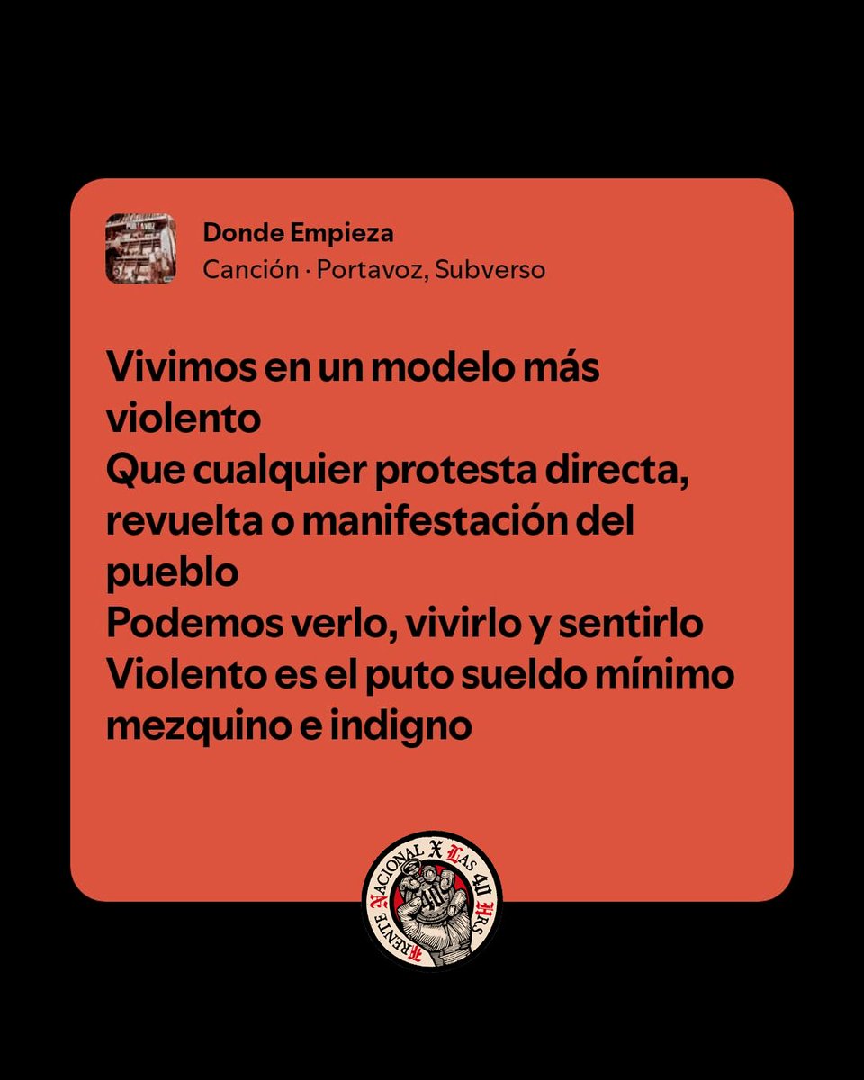 Vivimos un modelo más violento que cualquier protesta directa, revuelta o manifestación.
Violento es el perro sueldo mínimo mezquino e indigno.
#40horasYA