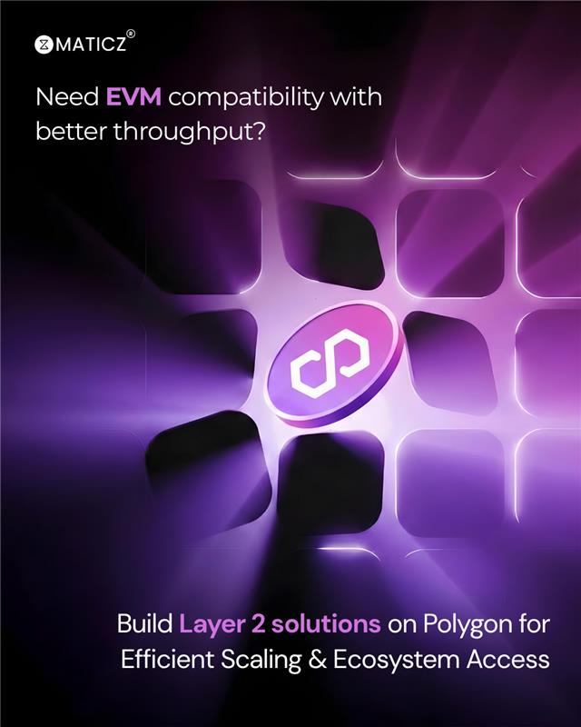 MaticzTech's tweet image. Looking for Ethereum compatibility with faster performance? With Polygon’s Layer 2 solutions, you can scale efficiently, reduce gas fees, and access a thriving ecosystem — all while maintaining full EVM support. 🔗maticz.com/layer-2-blockc…
#maticz #layer2 #layer2blockchain #Polygon