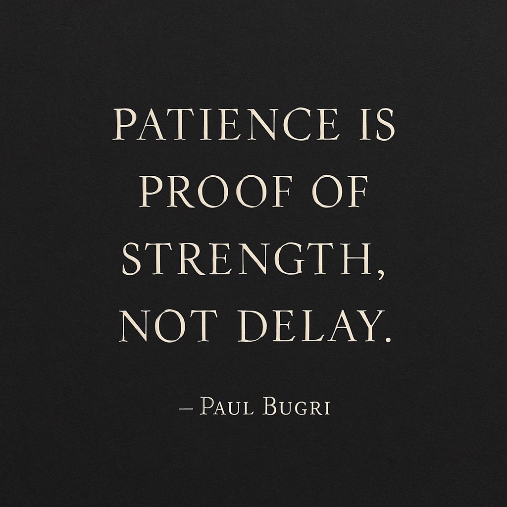 CeoBugri's tweet photo. Real power isn’t in rushing outcomes — it’s in staying calm while the world tests your timing.
Patience isn’t weakness. It’s control under pressure.
#ManUpChallenge #DisciplineInPeace #BuiltNotBroken #QuietStrength #MenWhoReflect #CalmPower https://t.co/xTmqyRKJjt