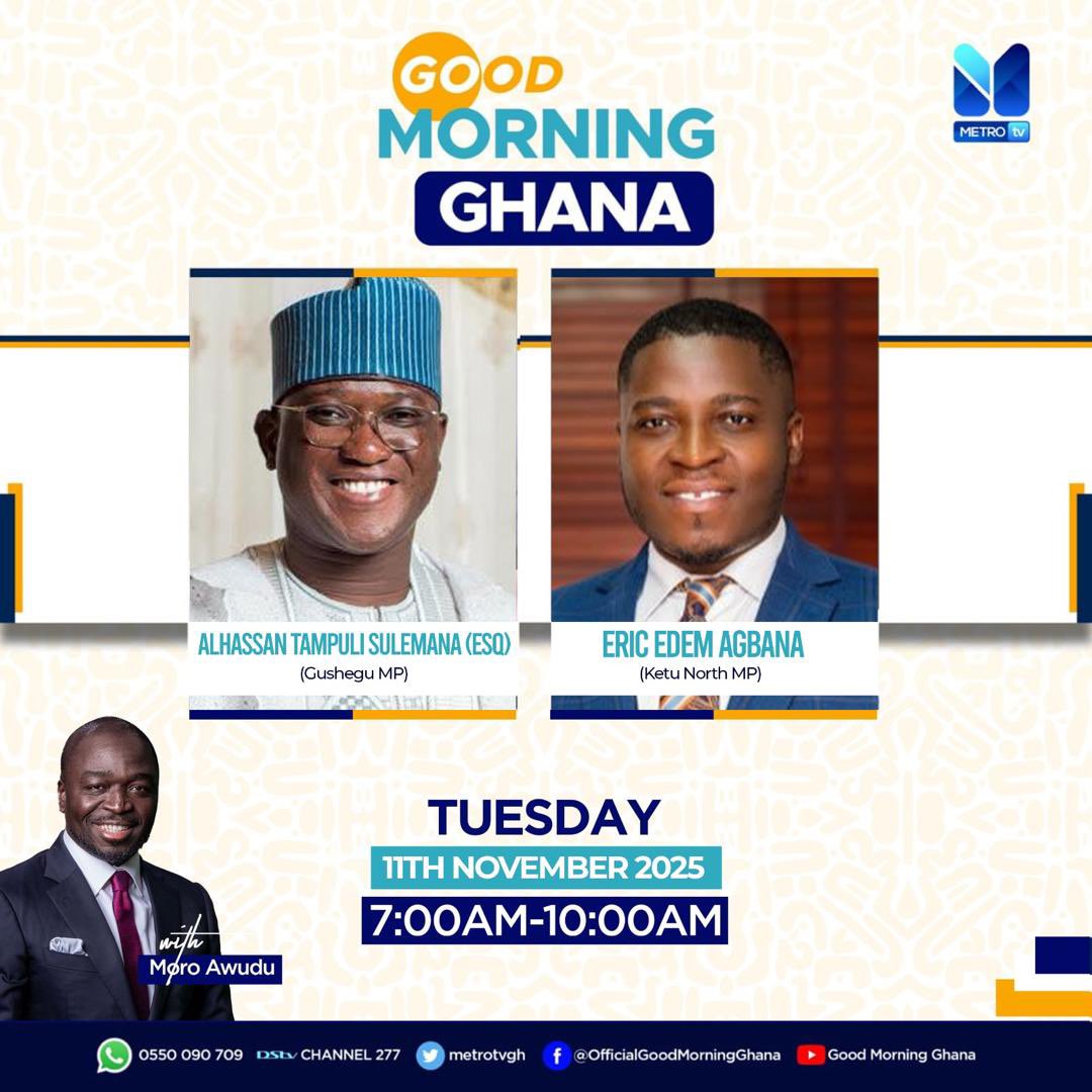 edemagbana's tweet image. @metrotvgh this morning!!!! 

Join Us!!!