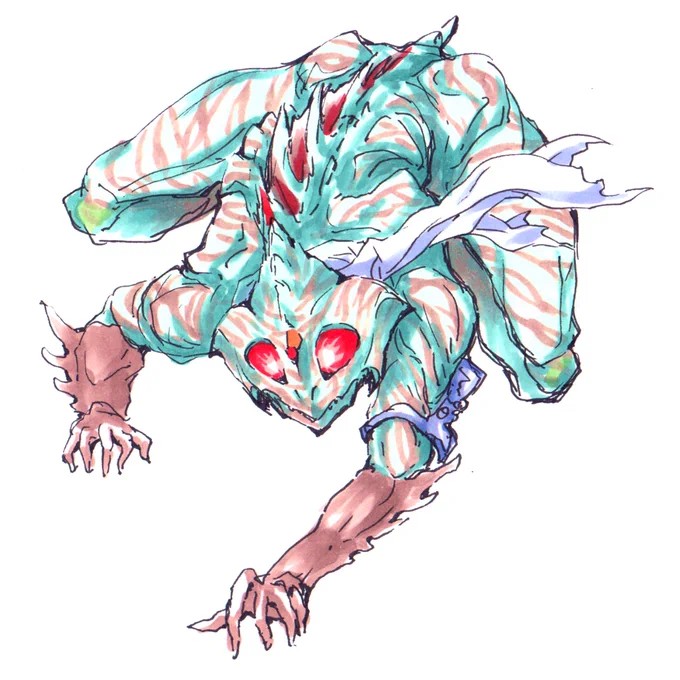 #お前が描いた特撮絵を見せろ