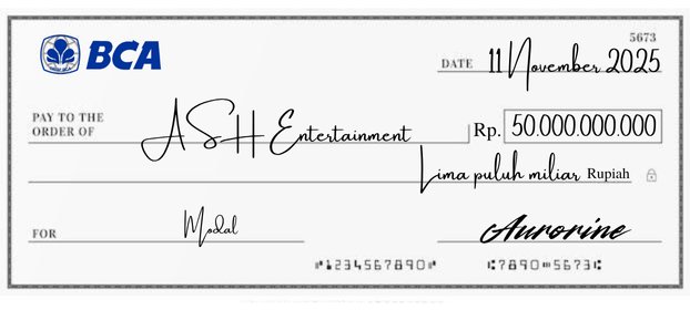 XARPEDlEM's tweet image. ㅤ

          m-check:
          𝐁𝐄𝐑𝐇𝐀𝐒𝐈𝐋
          [11/11/2025] [13:56]
          a/n Aurora Severine Ignacio
          Sending check to 
          a/n ASH Entertainment
          Note: Modal
​
          ( @ASHEnt_ ) 

ㅤ