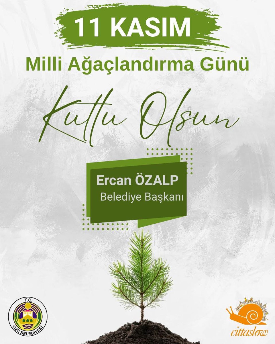 11 Kasım Milli Ağaçlandırma Günü Kutlu Olsun.#GeleceğeNefesDünyayaNefes