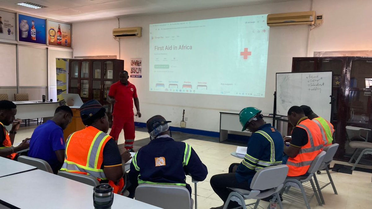 The momentum keeps growing!

Our team conducted First Aid Blended Learning (FABL) activation and demo sessions with staff at Nile Breweries in Jinja, showcasing how technology is transforming the way first aid is learned and practiced.

Through interactive demos and digital