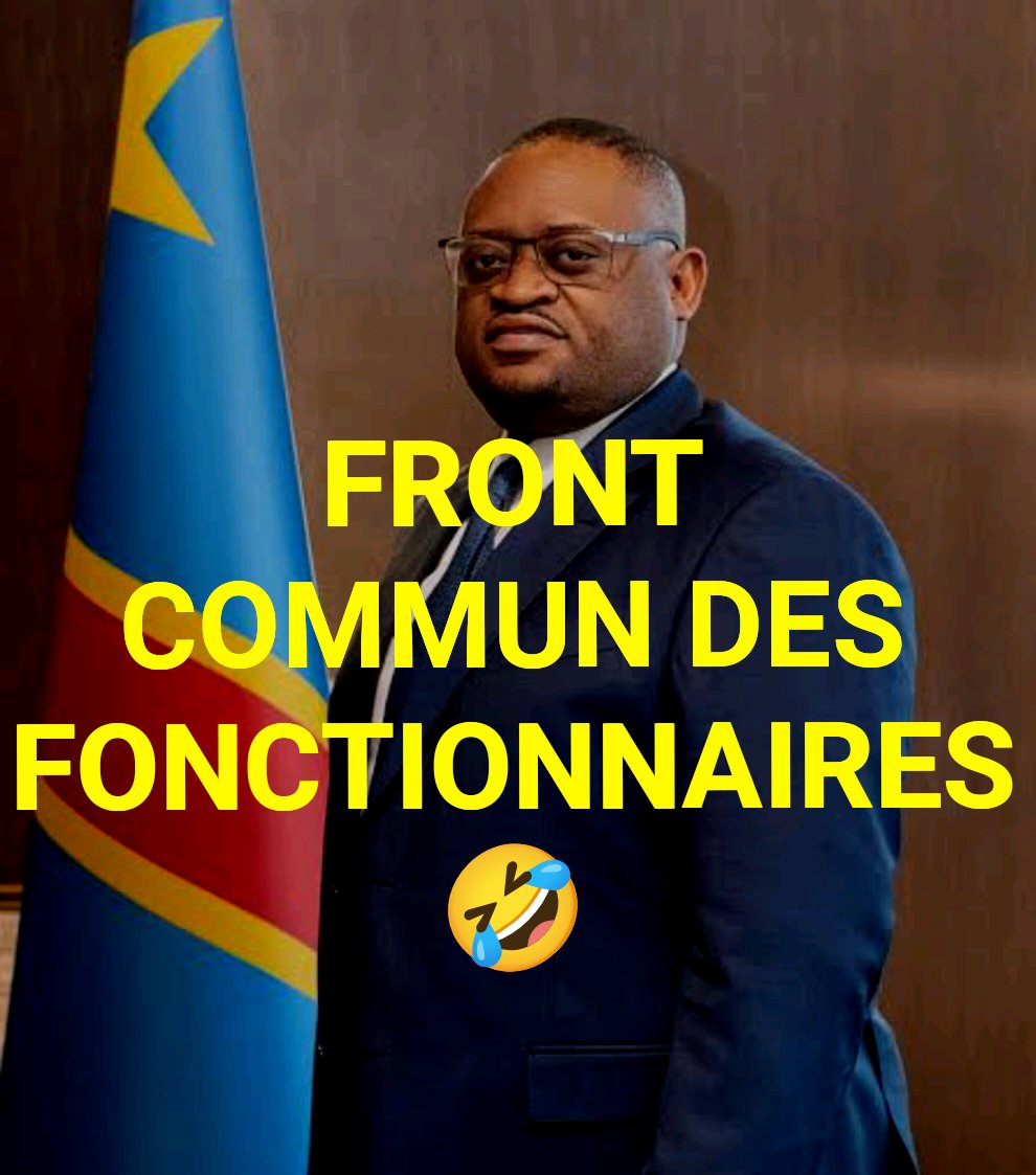 chauffeur243's tweet photo. En ma qualité de défenseur de la population congolaise, j'ai créé en ce jour, le FRONT COMMUN DES FONCTIONNAIRES pour suivre le payement des salaires.
Les fonctionnaires doivent être payés régulièrement et à temps !
🤣🤣🤣🤣🤣🤣🤣🤣🤣🤣🤣🤣🤣🤣🤣 https://t.co/3S5xTXMzoC