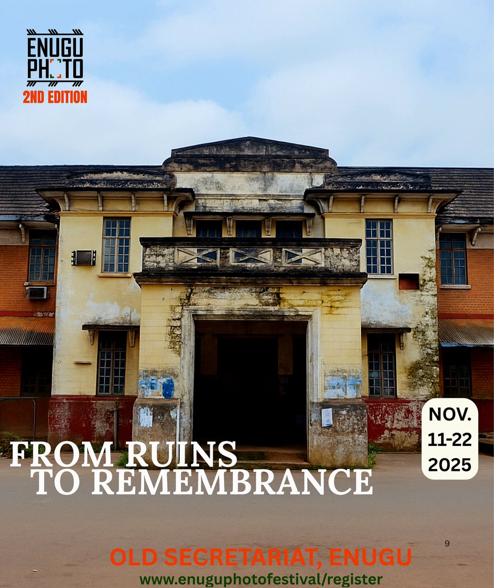 edechiene's tweet image. Enugu Photo Festival Second Edition @enuguphotofest opens today 11:11 in this old abandoned Secretariat building that is been put back to life.

I am a big fan of heritage tourism, looking forward to how all these plays out.

Come through if you are in town.