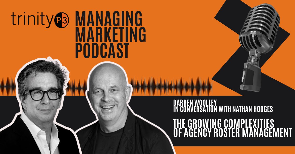 managingmktg's tweet image. This week Nathan Hodges And Darren discuss the complexities of agency rosters today. 
They emphasises the need for marketers to actively manage their agency relationships and adapt to the changing technological landscape, particularly with the rise of AI.
ap1.hubs.ly/y0nDQw0