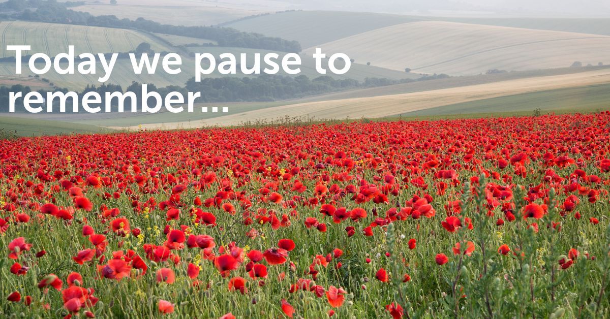 Today we pause to remember the courage, sacrifice, and hope of those who gave their lives for our freedom, and those who continue to protect it.

#RemembranceDay #LestWeForget #WeWillRememberThem