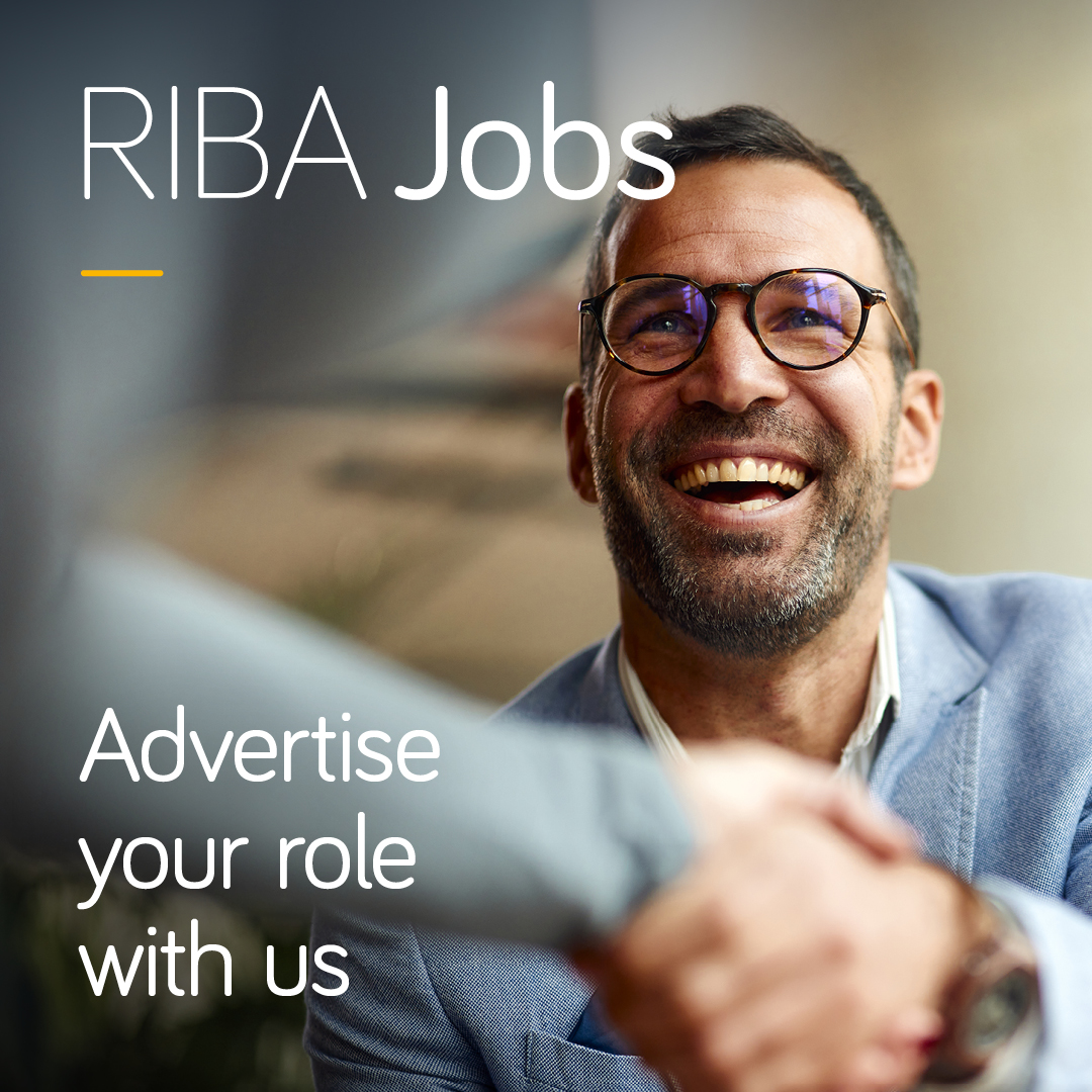 Vacancy in the team?

Advertise roles with RIBA Jobs, the professional way to promote architecture roles.  Chartered Practices receive a 35% discount.​

Advertise here: ow.ly/Abiw50Xibz2 or get in touch at jobs@riba.org
