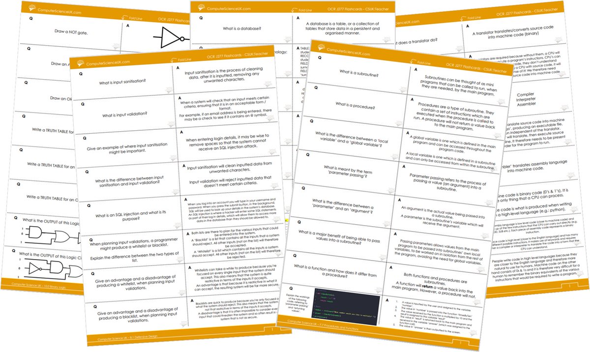 csuk_teacher's tweet image. Boost student retention with flashcards! Perfect for spaced repetition, they&apos;re a great tool to help students master definitions and key processes in GCSE Computer Science topics.
teacher.csuk.io
#GCSEComputerScience #EdTechUK #Computing