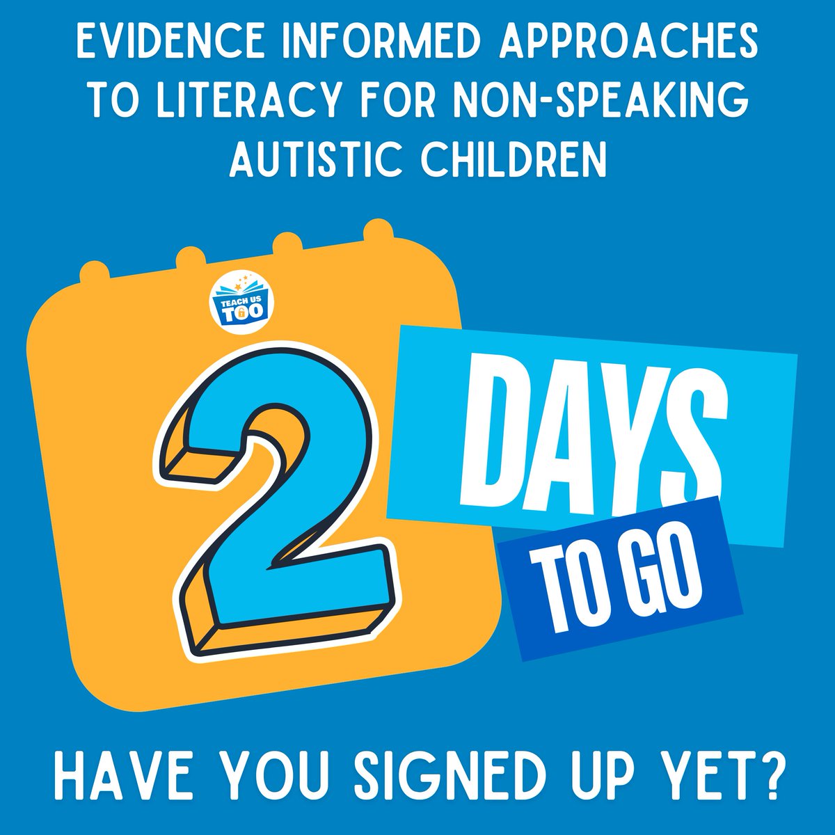 TeachUsToo's tweet image. Join Dr Sharon Arnold for Evidence-Informed Approaches to Literacy for Non-Speaking Autistic Children — practical, research-based training for educators &amp;amp; therapists.
📅 Starts Thursday
🔗 ow.ly/h4NE50Xpiy9
Free place (£10 reg. fee)
#AutismAndLiteracy #TeachUsToo
