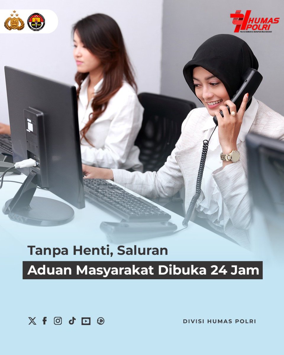 DivHumas_Polri's tweet image. Polri melalui Polres Simalungun resmi menghadirkan Tim Dumas Terpadu, yang siap melayani masyarakat lewat berbagai kanal komunikasi selama 24 jam penuh. Masyarakat bisa datang langsung ke markas di Jl. Jon Horailam Saragih No. 110, Pematang Raya, ataupun melalui layanan bebas…