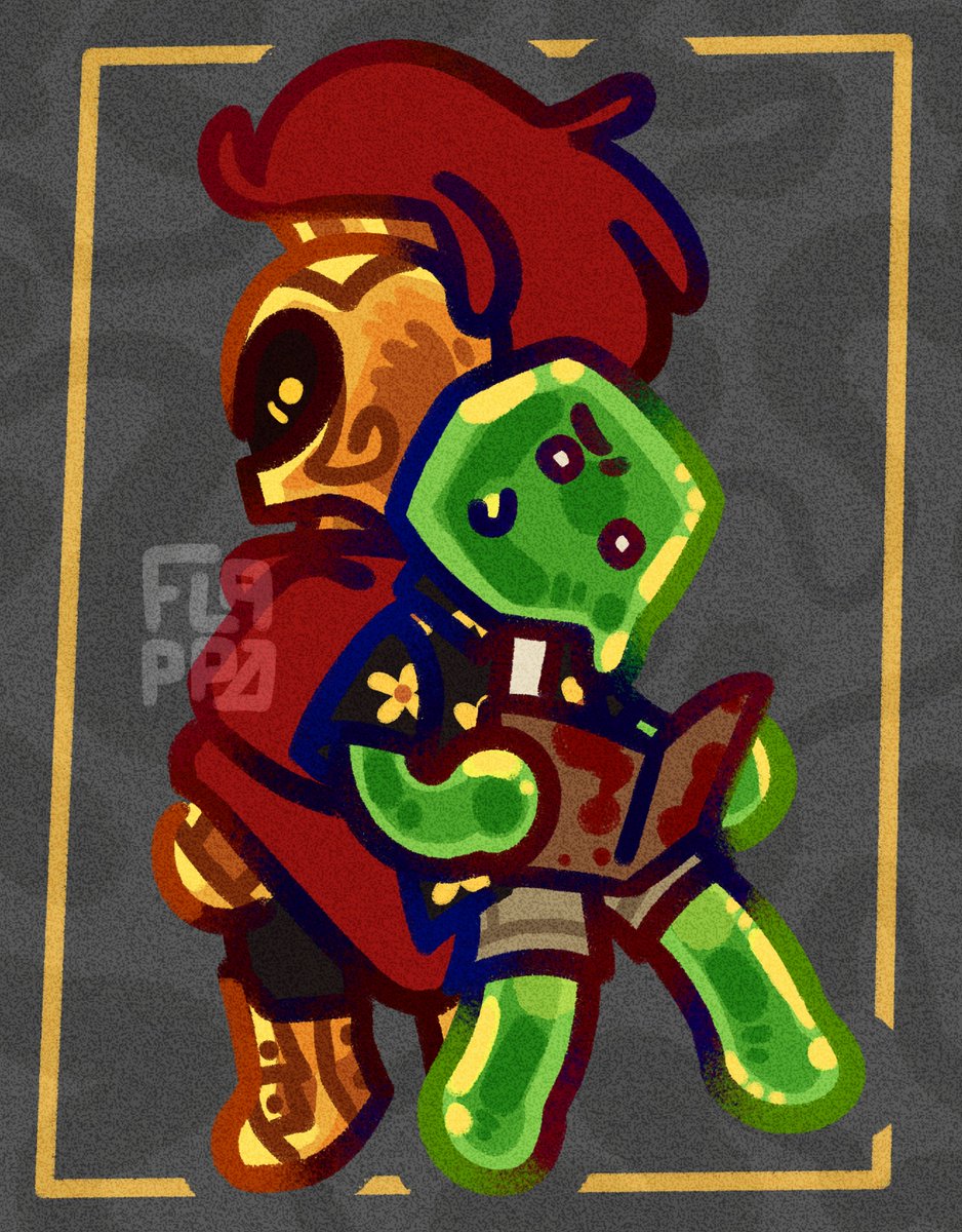 doodle of my favorite doomed little guys #sfawtde #d3rlord3 #averythemayo