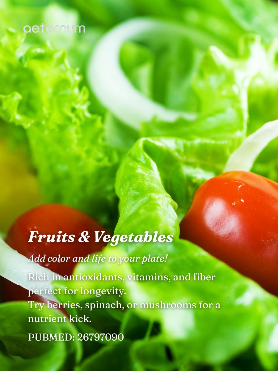 aeternumcompany's tweet image. 🌅 Start your day like a longevity pro 🥗 Protein, fiber, healthy fats &amp;amp; hydration fuel energy, cellular health &amp;amp; wellness. ✨ Follow us &amp;amp; visit our site! #LongevityBreakfast #BiohackingHealth