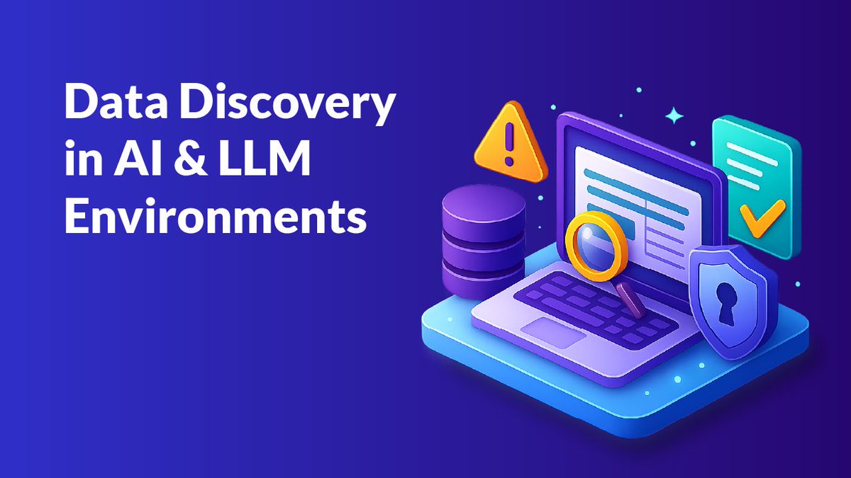 datasunrise's tweet image. Discover and classify sensitive data in AI and LLM environments effectively. Learn how to identify data risks, ensure compliance, and protect information throughout your AI infrastructure.

bit.ly/3WltV8E

#DataDiscovery #AISecurity #Compliance