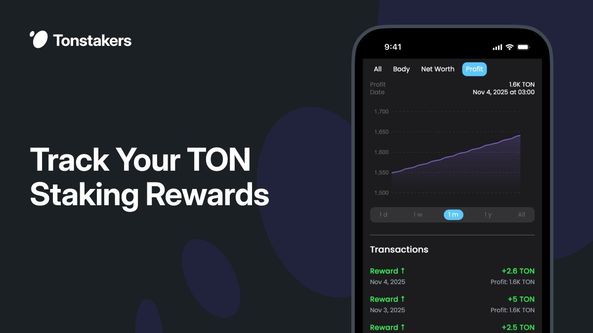Tonstakers | TON Liquid Staking tweet media