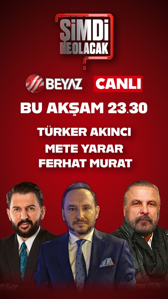 Bu Akşam 23.30’da

<a href="/meteyarar/">meteyarar</a> ve <a href="/ferhatmurat/">Ferhat Murat</a> ile birlikteyiz.

Bekliyoruz.