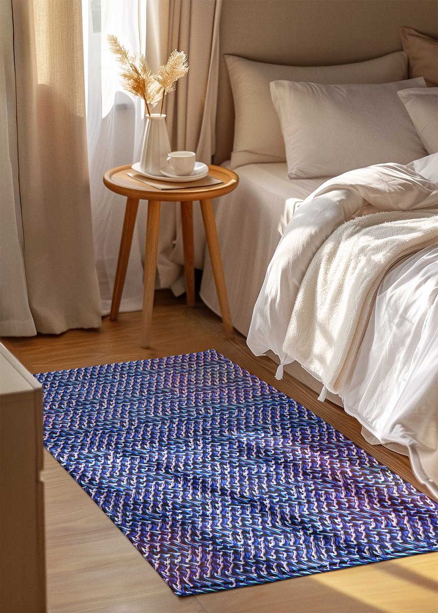 habatour20's tweet photo. Transform your floor into a #pieceofart with this mesmerizing rug. The electric #wavepattern, adds a #futuristic touch and #radiantenergy to any space, blending modern aesthetics with artistic flair.
Available at : https://t.co/ehrajmmNRA
#AbstractRug #DigitalArtRug #abstractart https://t.co/G19TVE2Yym