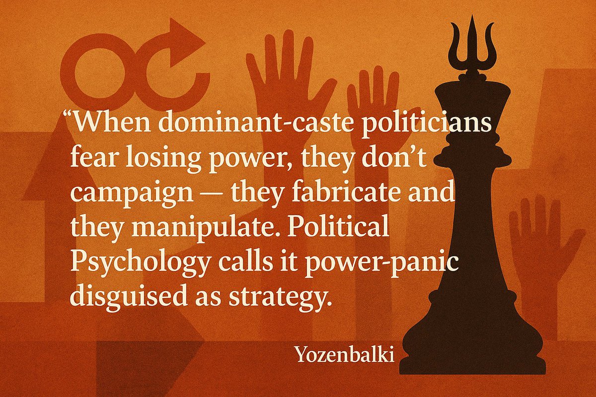 yozenbalki's tweet photo. #PoliticalPsychology
#PowerPanic
#SIR
#FabricateAndManipulate
#IndianPolitics
#TruthToPower
#SystemicDeception https://t.co/i8491Z9szB