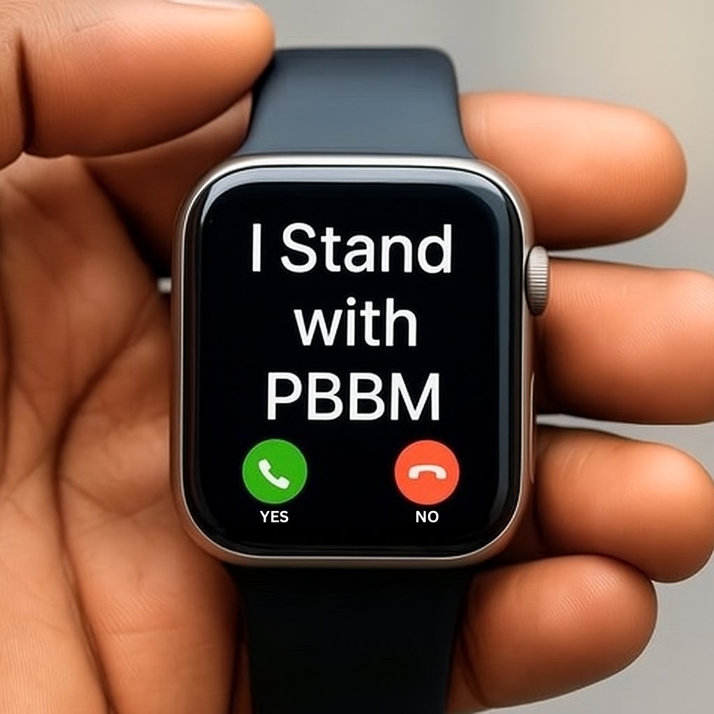 Not just a call. It’s a stand. It’s a promise. 

#IStandWithPBBM