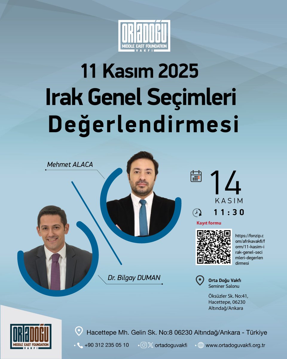 📌 11 Kasım Irak Genel Seçimleri, ülkedeki siyasi grupların geleceği ve toplum-siyaset ilişkisi açısından bir sınamadır. Siyasi ve etnik grupların oldukça parçalı ve rekabetçi biçimde girdiği seçimlerin ardından hükümet kurma sürecinin hem ülkenin halihazırdaki siyasi ve ekonomik