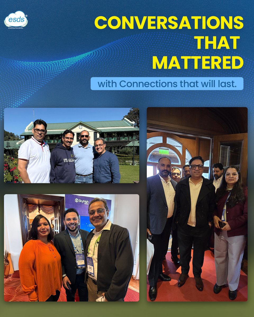 ESDSDataCenter's tweet image. Set against the calm of Mussoorie’s hills, CIO Horizon 2025 brought together India’s leading technology decision-makers to reflect, exchange ideas, and reimagine the digital future.

It was a privilege engaging with visionary leaders whose perspectives on innovation, sovereignty,…
