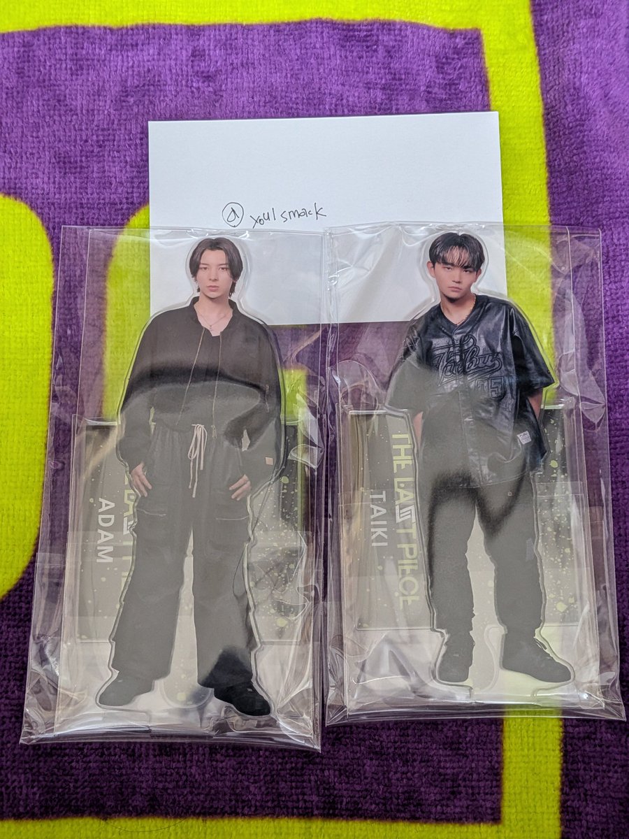 you1smack's tweet image. THELASTPIECE　交換＞＞買取

【譲】画像のもの
【求】アクスタ　ゴイチ＞＞買取
　　　フォトカ　ライキ＞＞買取

郵送での交換希望です。
買取の場合定価プラス送料になります。
取引垢はごめんなさい🙇
よろしくお願い致します。
#THELASTPIECE交換 #ラスピ交換