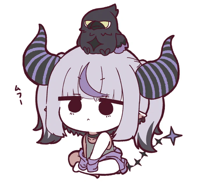 ラプ様リラックスタイム #laplus_artdesu