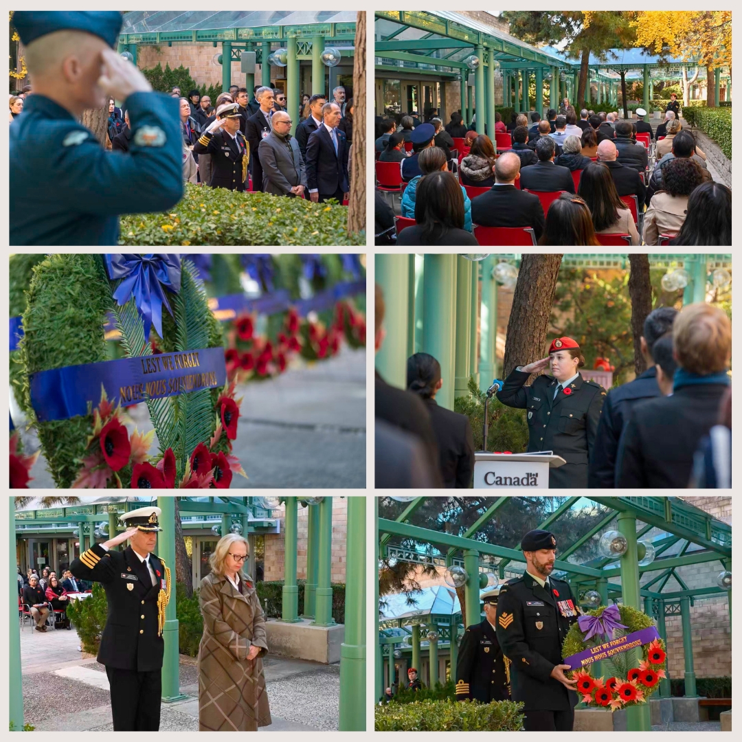 Aujourd’hui et jour après jour, honorons la mémoire de tous ceux qui ont combattu pour notre liberté et efforçons-nous toujours d’être dignes de leur héritage.

Nous nous souviendrons, lest we forget. 🇨🇦
#JourDeSouvenir