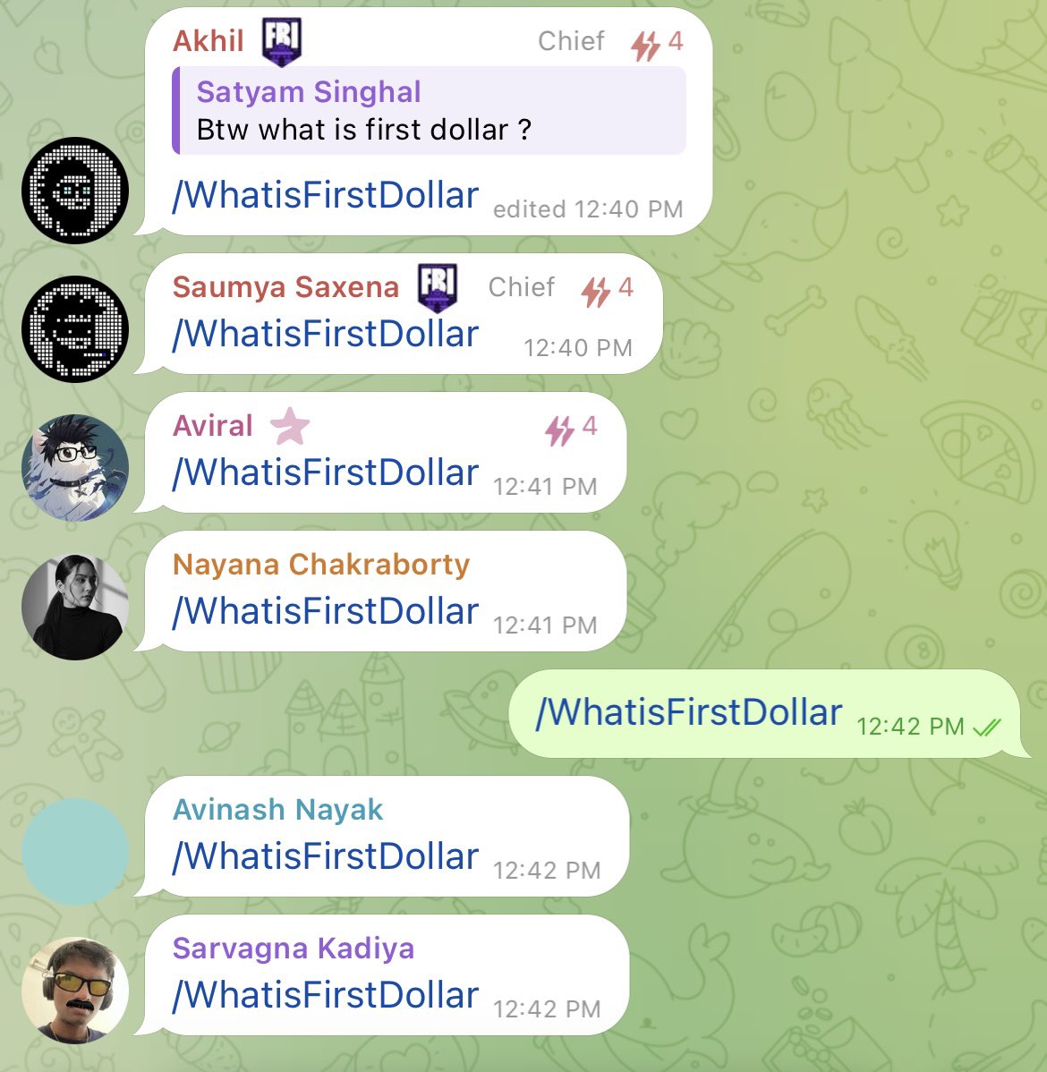 First Dollar tweet media