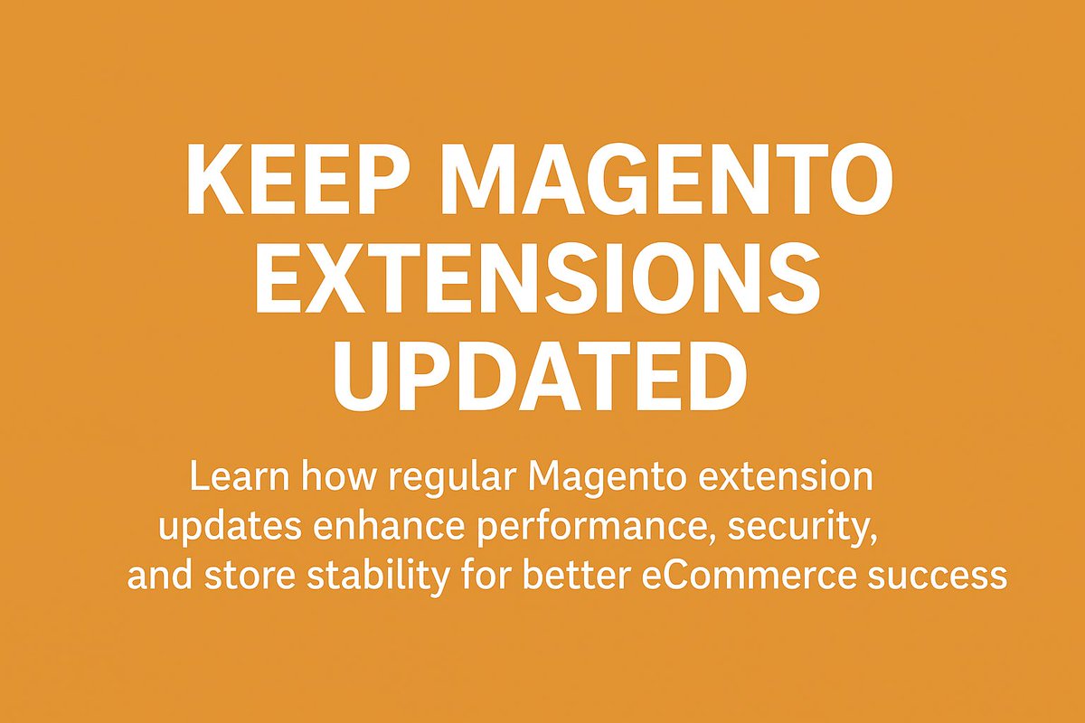 bootsgridtech's tweet image. Outdated extensions can slow your Magento store and risk security. Keep them updated to boost speed, reliability, and performance. 

Read our latest blog

madhublogger.medium.com/keeping-magent…

#Magento #eCommerce #MagentoExtensions #StorePerformance #MagentoUpdates