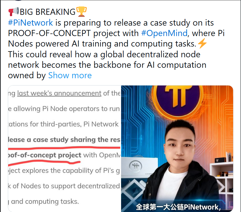 Pi Network Démontre le Traitement d'IA Décentralisé Avec l'Étude OpenMind