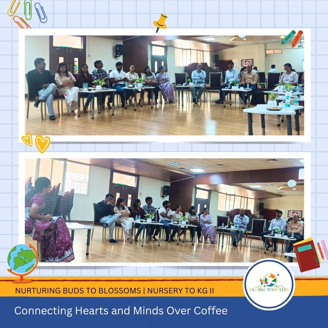 global_toddlers's tweet image. Nursery Coffee Connect ☕ – 2nd Edition

An engaging morning with our Nursery parents led by Ms. Bibhudutta Satpathy on “Secret Superpowers for Raising Emotionally Strong Children.” 💫

A warm blend of insights, laughter &amp;amp; connection! ❤️

#GlobalToddlers #CoffeeConnect #Parenting