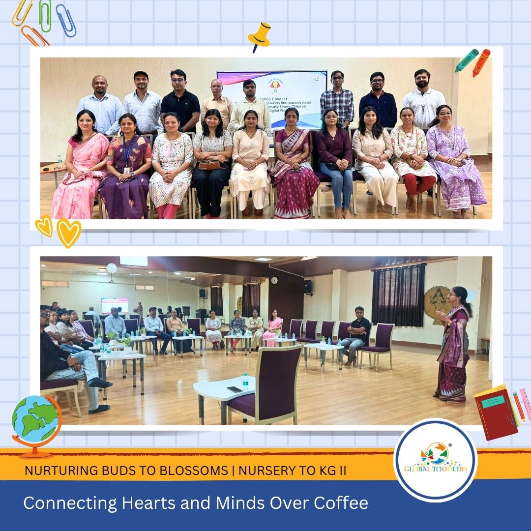 global_toddlers's tweet image. Nursery Coffee Connect ☕ – 2nd Edition

An engaging morning with our Nursery parents led by Ms. Bibhudutta Satpathy on “Secret Superpowers for Raising Emotionally Strong Children.” 💫

A warm blend of insights, laughter &amp;amp; connection! ❤️

#GlobalToddlers #CoffeeConnect #Parenting
