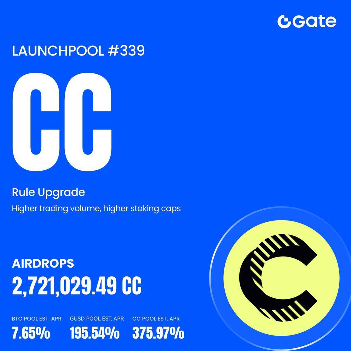 CryptoAnna0's tweet photo. ๐ CANTON (CC) Launchpool #339 is LIVE!
Stake BTC / GUSD / CC & grab from 2.7M CC rewards! ๐ฅ
๐ Nov 10โ24 | ๐ Instant Unlock | โก Hourly Rewards
๐ +25% BONUS with BTC 7-Day Fixed Earn!
๐ https://t.co/n0o3Jds86x
#CantonNetwork #GateLaunchpool https://t.co/AnoVzZBsjj