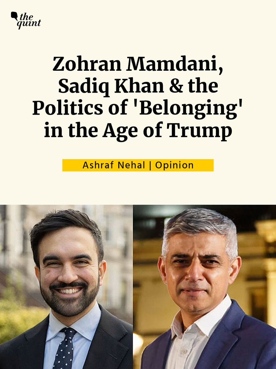 The ascent of two South Asian Muslims to the helm of London and New York has become a test of whether multicultural leadership can endure in an era that increasingly rejects its premise.
There are several parallels between Mamdani &amp; Khan: both are South Asians, mayors of big